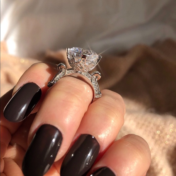 Sterling Silver Ring “Cinderella” - Picture 4 of 6